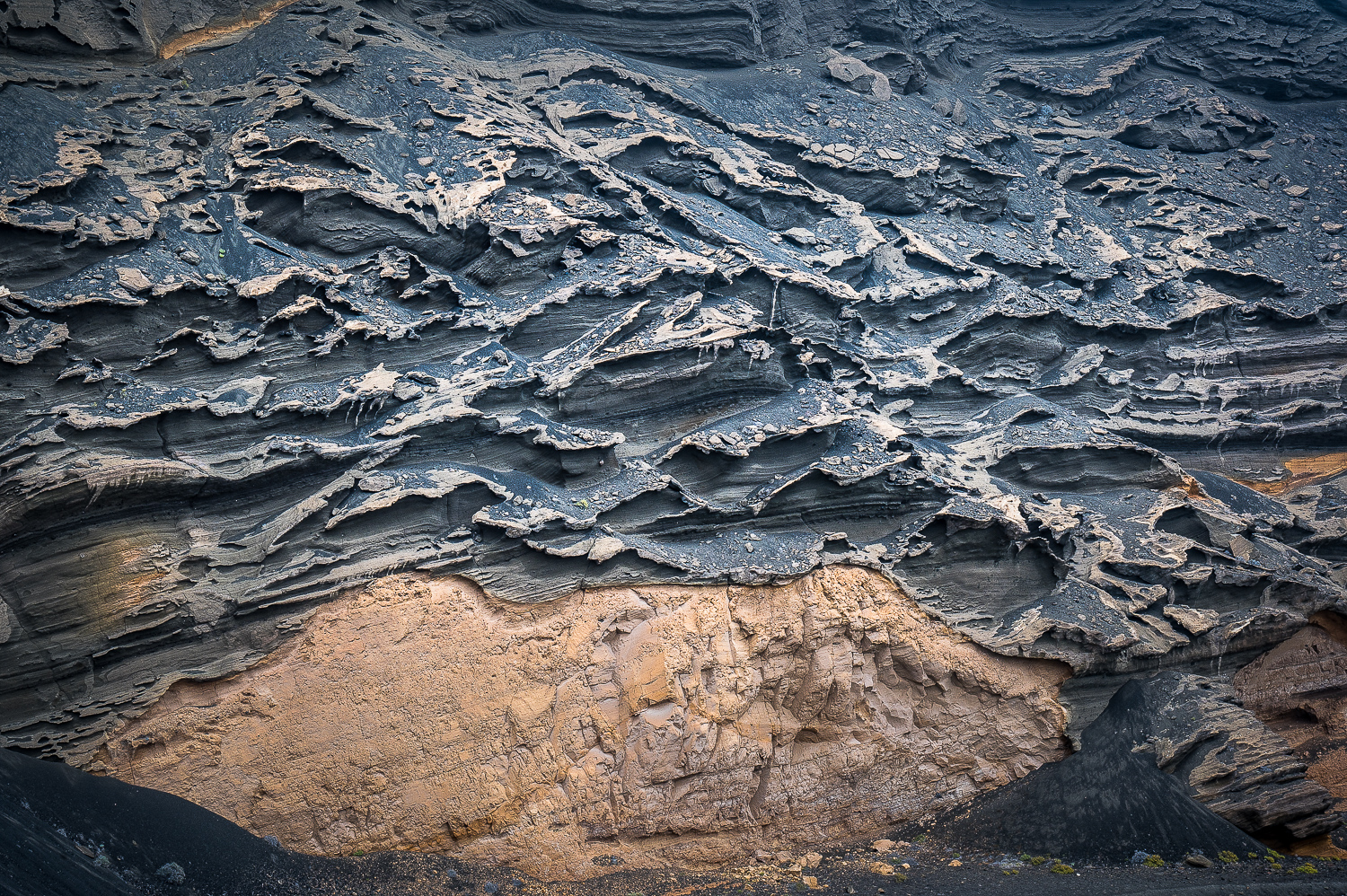 Playa de los Ciclos et son lac vert